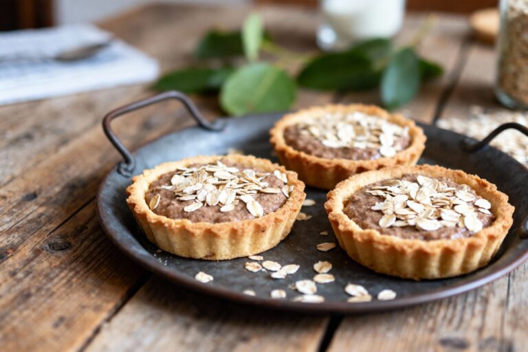 tartelettes healthy flocons d'avoine
