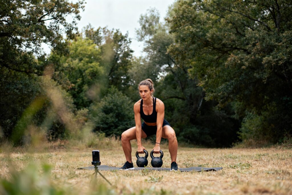 entrainement Kettlebell femme débutante